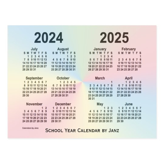 20242025 School Calendar 2024 Calendar Printable