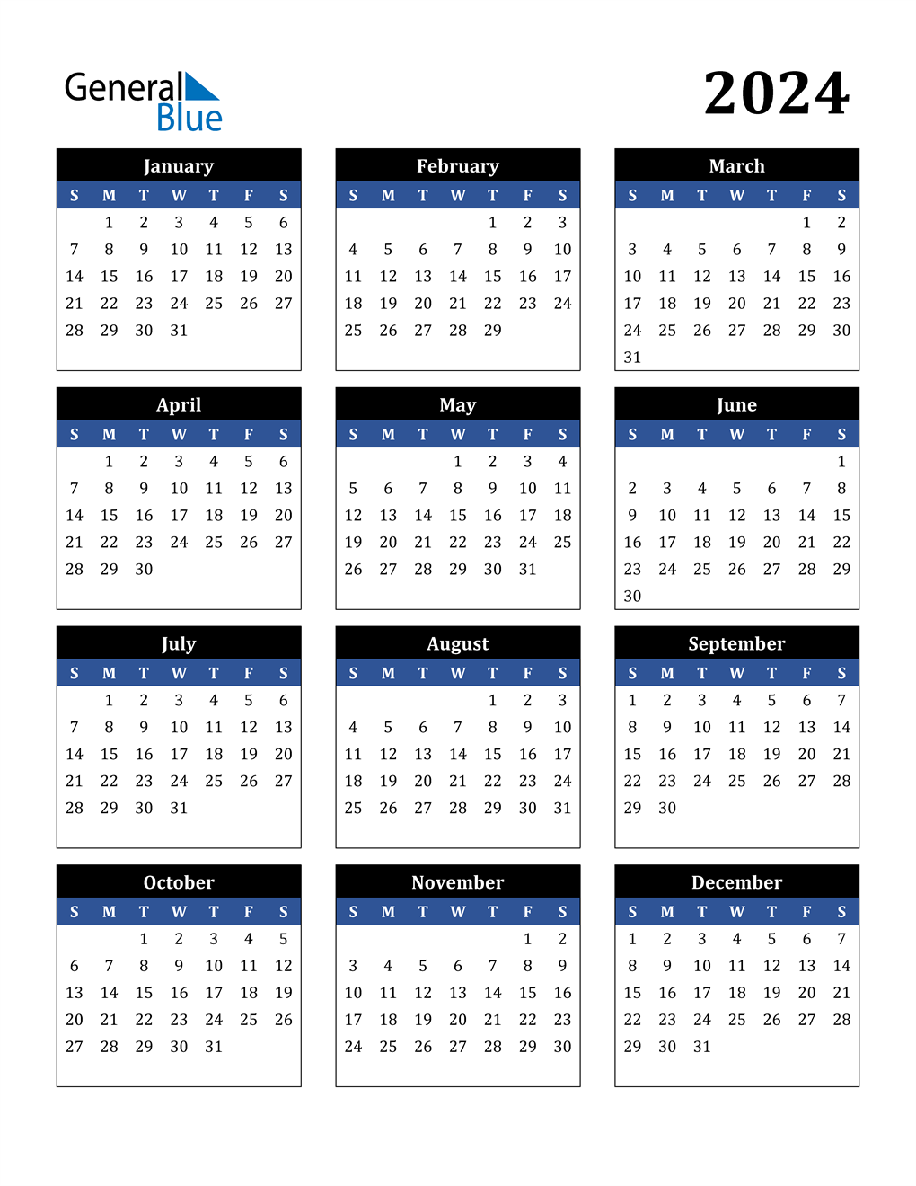 Editable Calendar 2024 2024 Calendar Printable