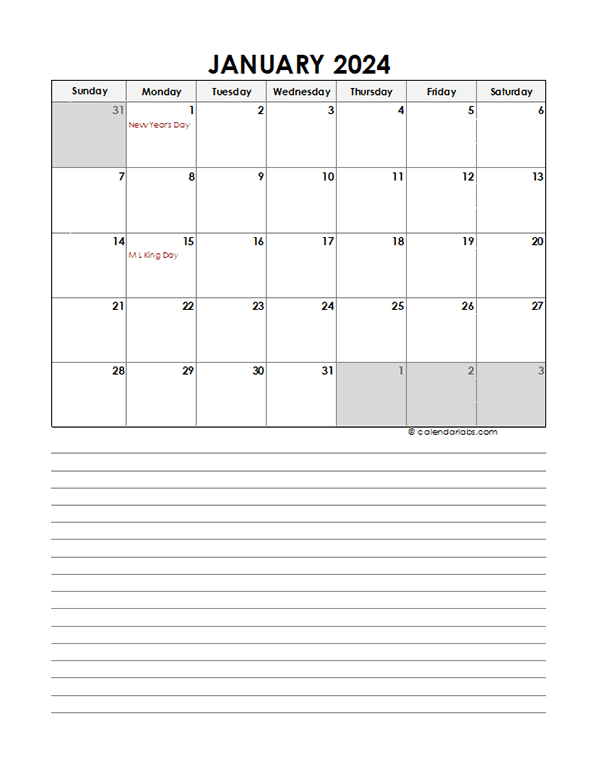 2024 Monthly Excel Template Calendar Free Printable Templates 2024
