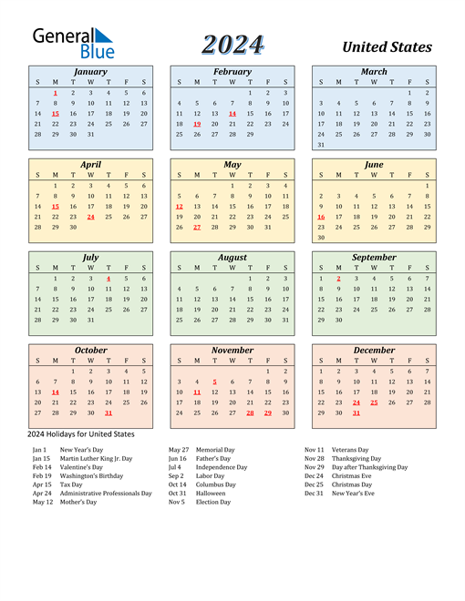 Unt Holiday Calendar 2024 2024 Calendar Printable