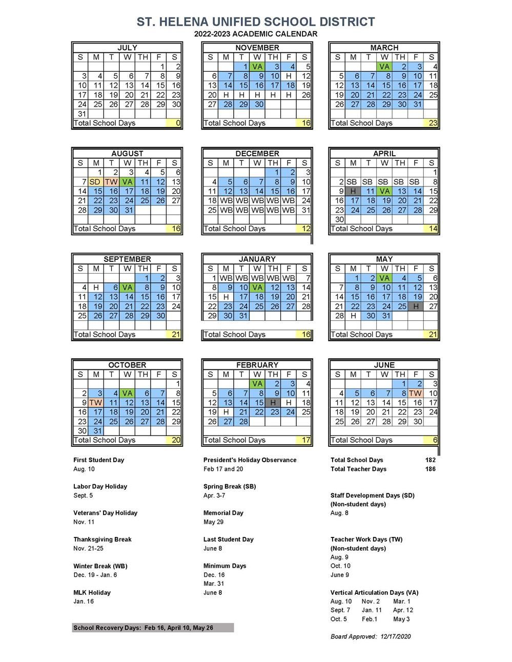 Academic Calendar 2022 2023 2 