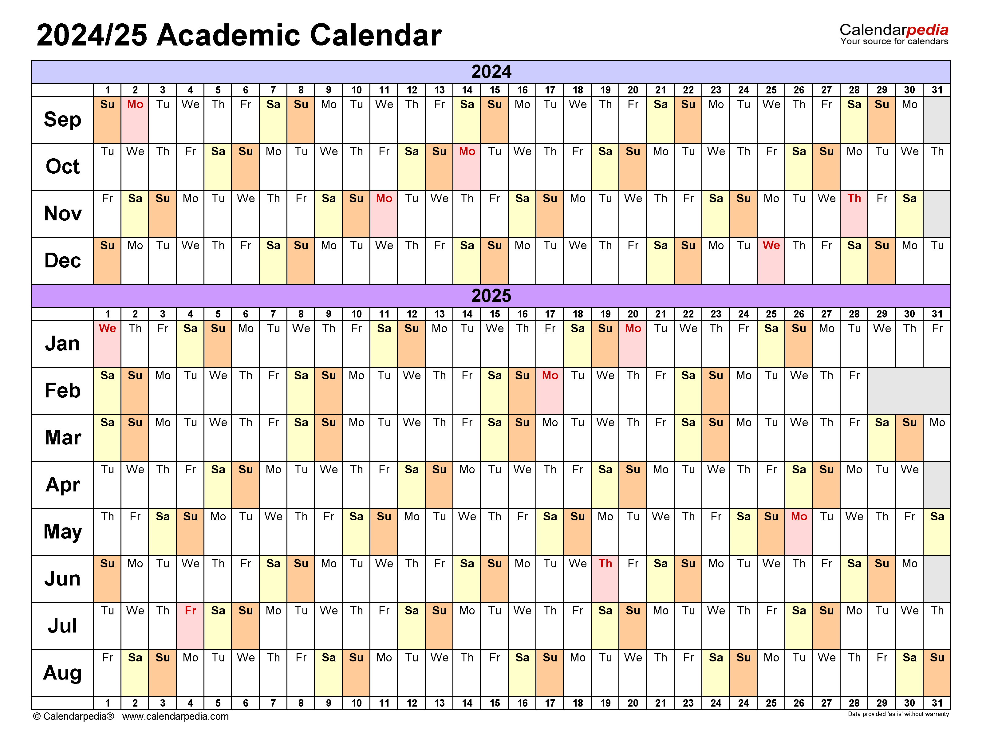 Academic Calendar 20 … Cammie Rosabella