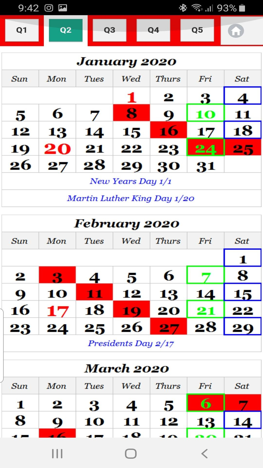 Rotating Days Off Calendar Usps 2024 - 2024 Calendar Printable
