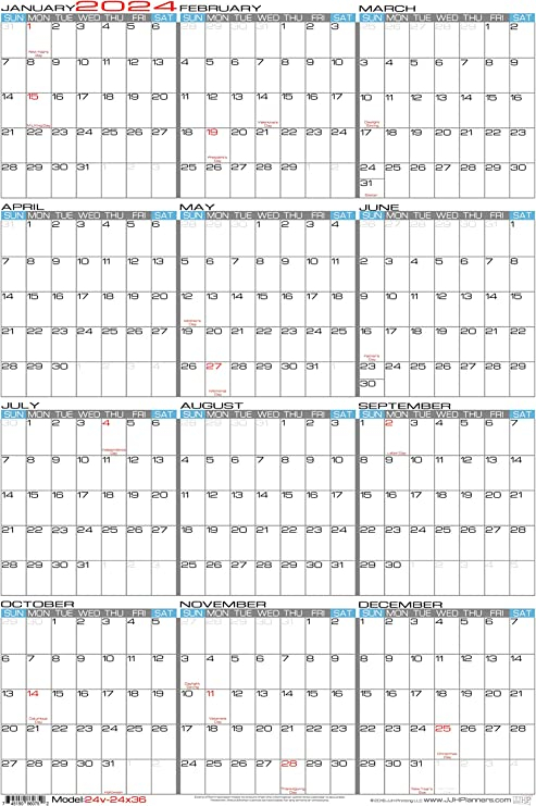 2024 Wall Calendar Amazon - 2024 Calendar Printable