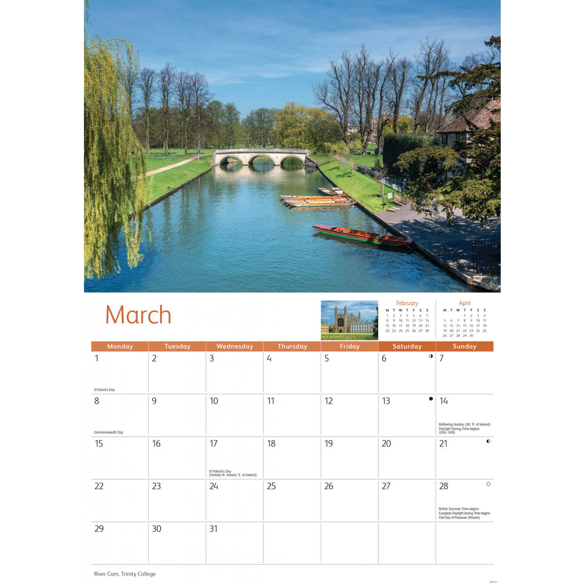 Cambridge Calendar 2024 - 2024 Calendar Printable