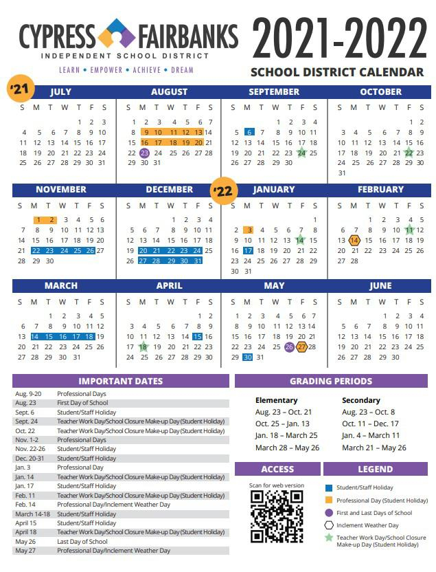 Cy Fair 2024 Calendar 2024 Calendar Printable