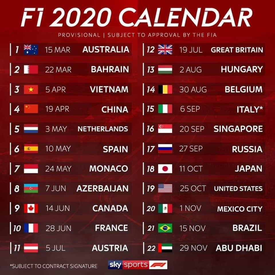 F1 Calendar 2024 Download 2024 Calendar Printable