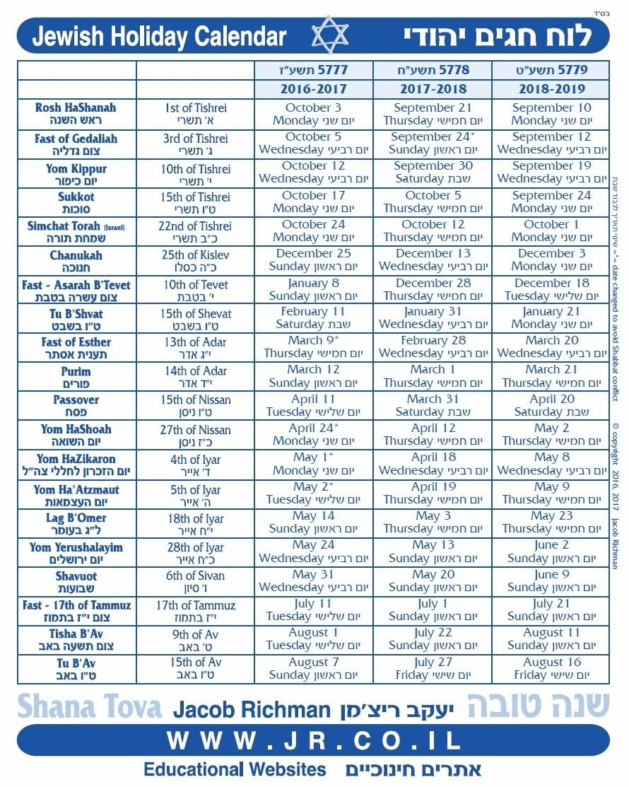 2024 Hebrew Calendar 2024 Calendar Printable