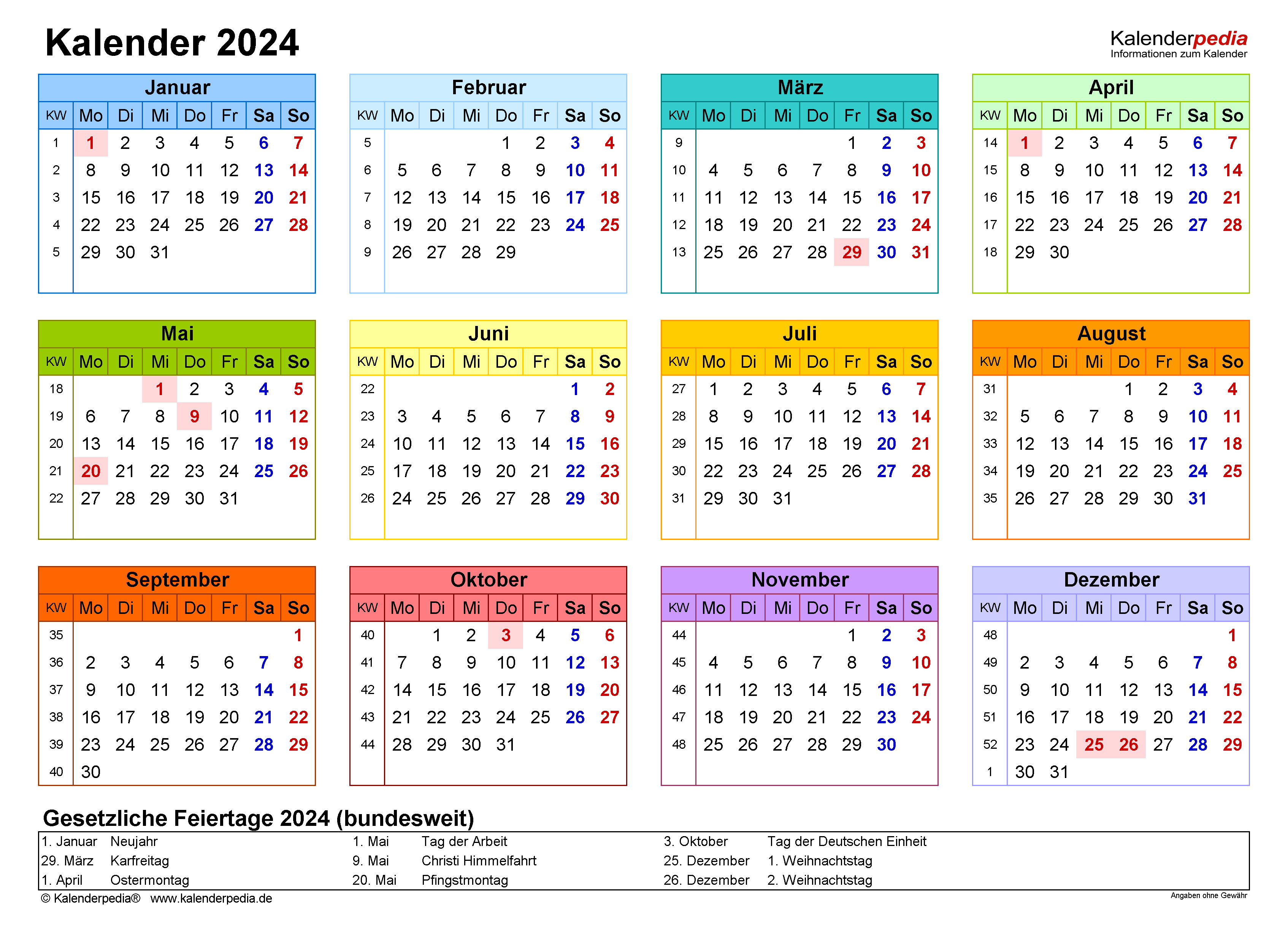 Calendar Pdf 2024 2024 Calendar Printable
