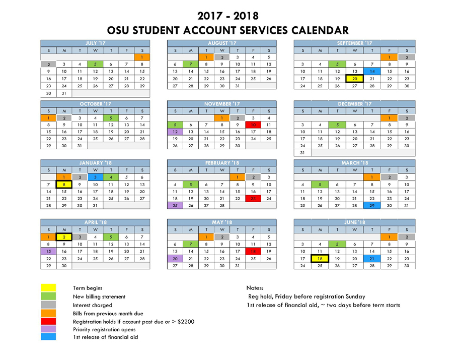 Oregon State 2024 Academic Calendar - 2024 Calendar Printable