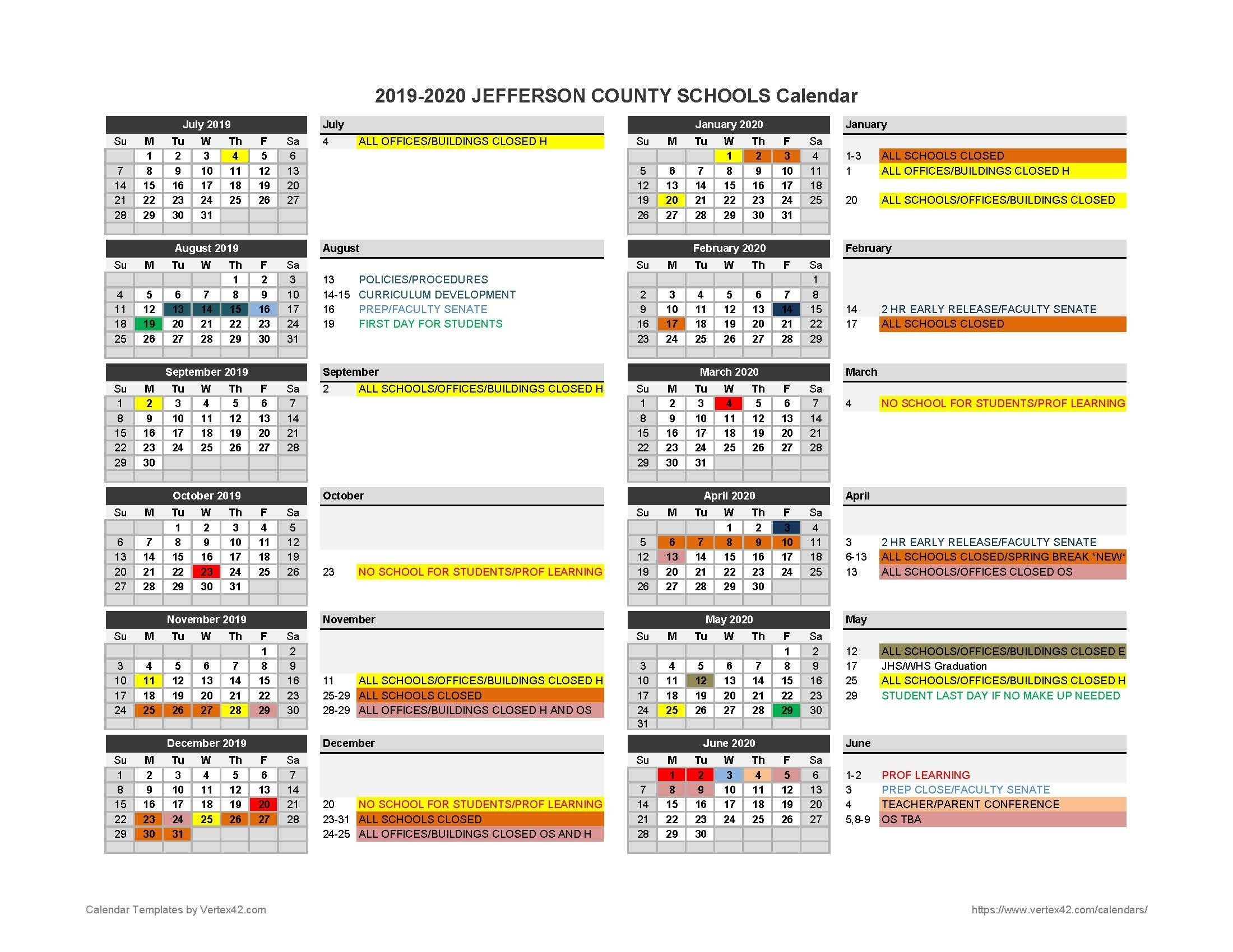 Jefferson County Wv School Calendar 2021-2024 - 2024 Calendar Printable