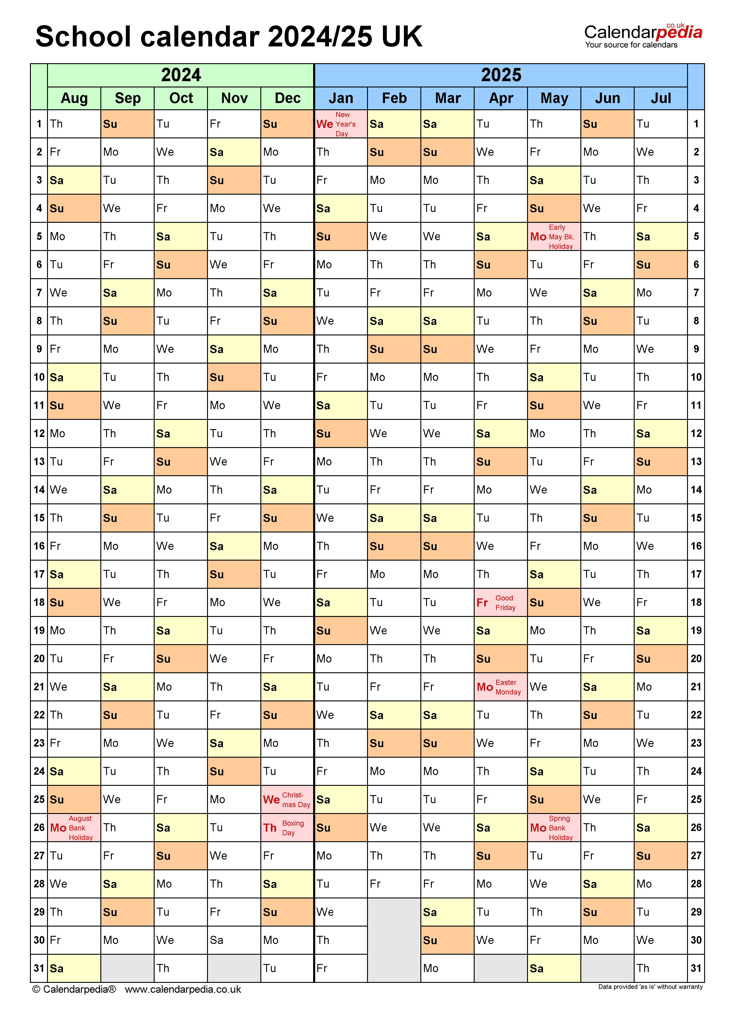 Fcps School Calendar 202425 2024 Calendar Printable