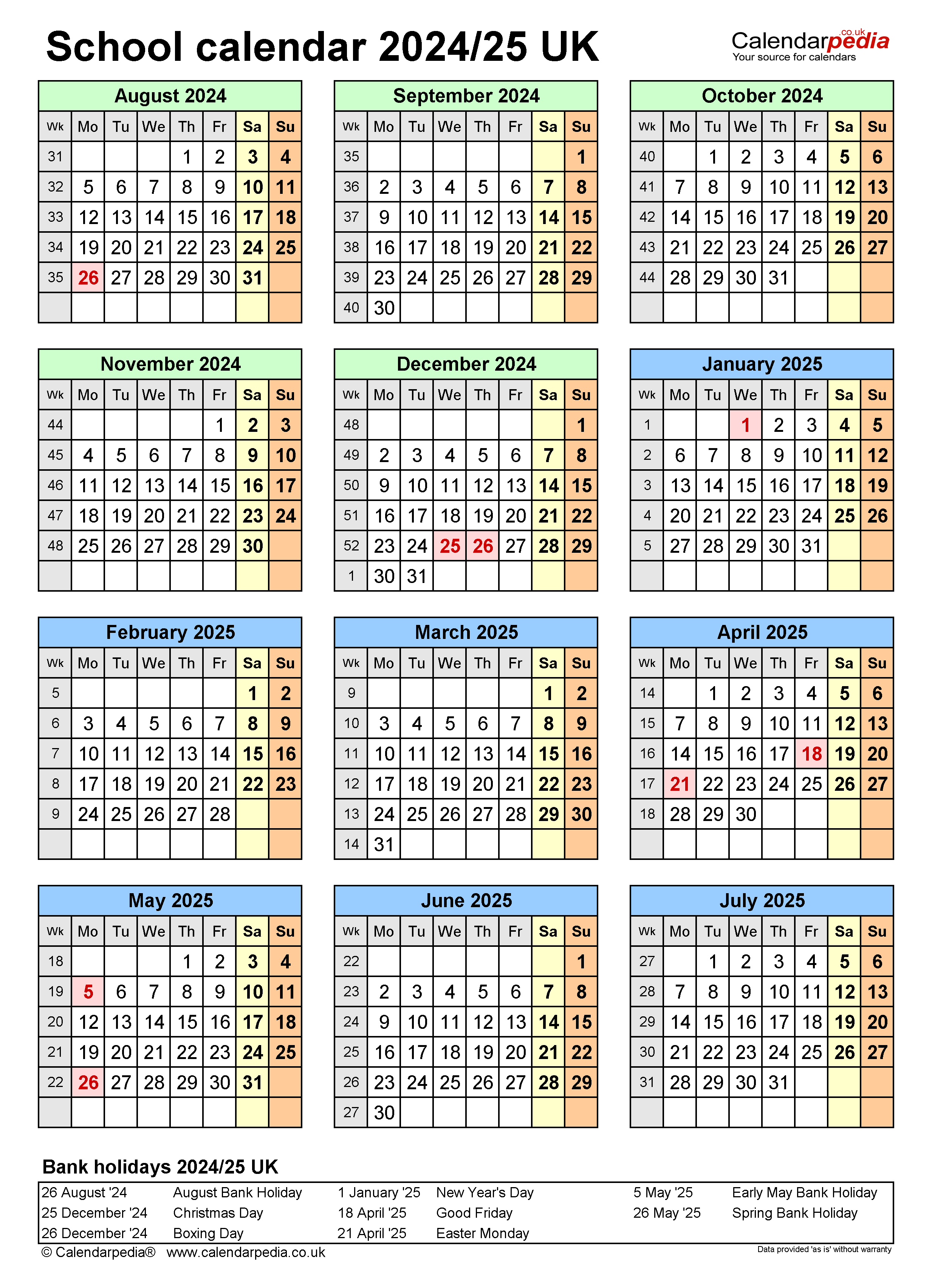Lausd 2024 Calendar - Printable Calendar