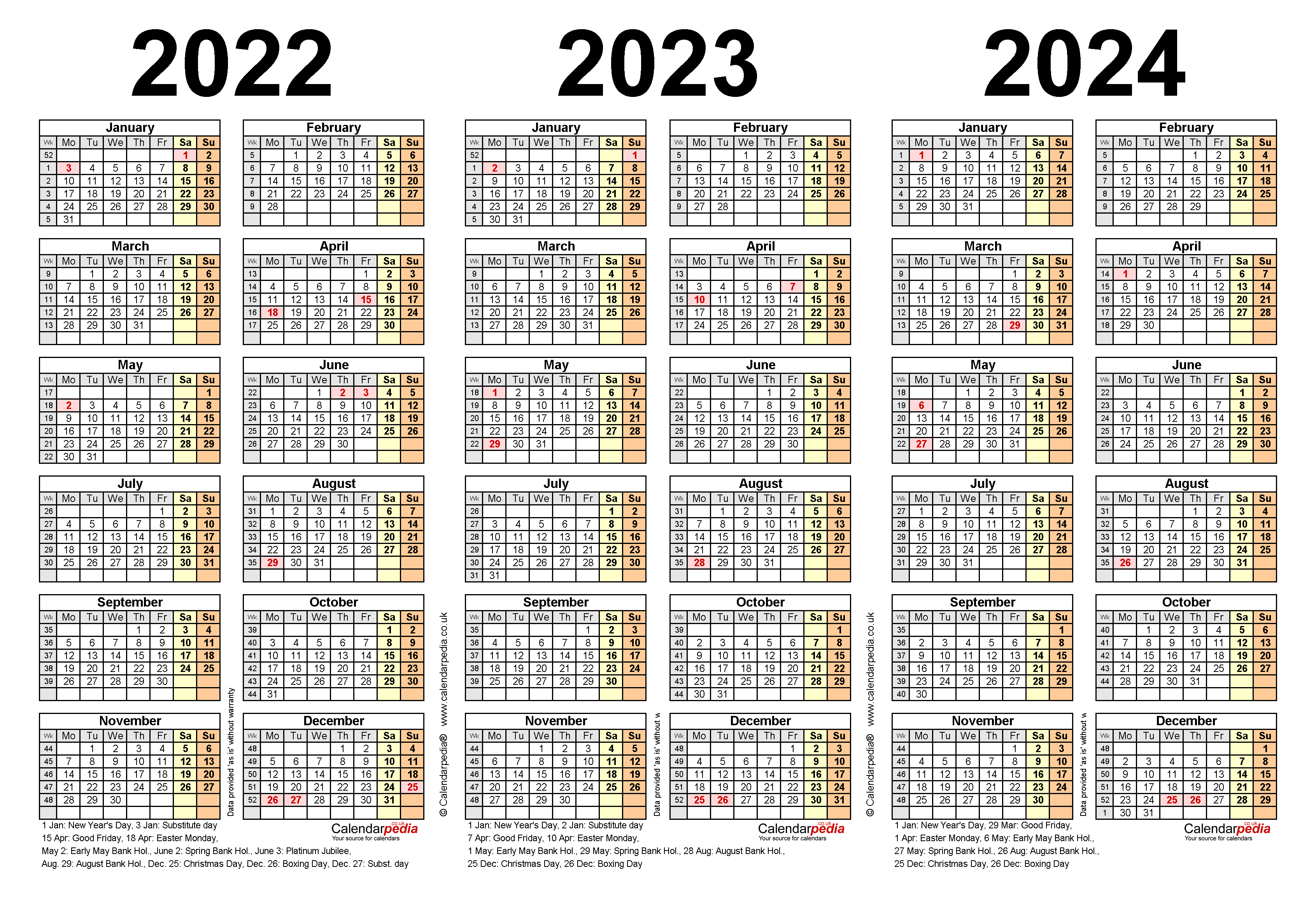 2022/2023 Ops Calendar | 2023 Calendar