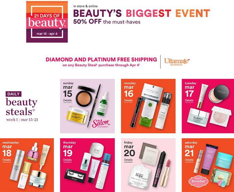 Ulta 21 Days Of Beauty 2024 Calendar 2024 Calendar Printable