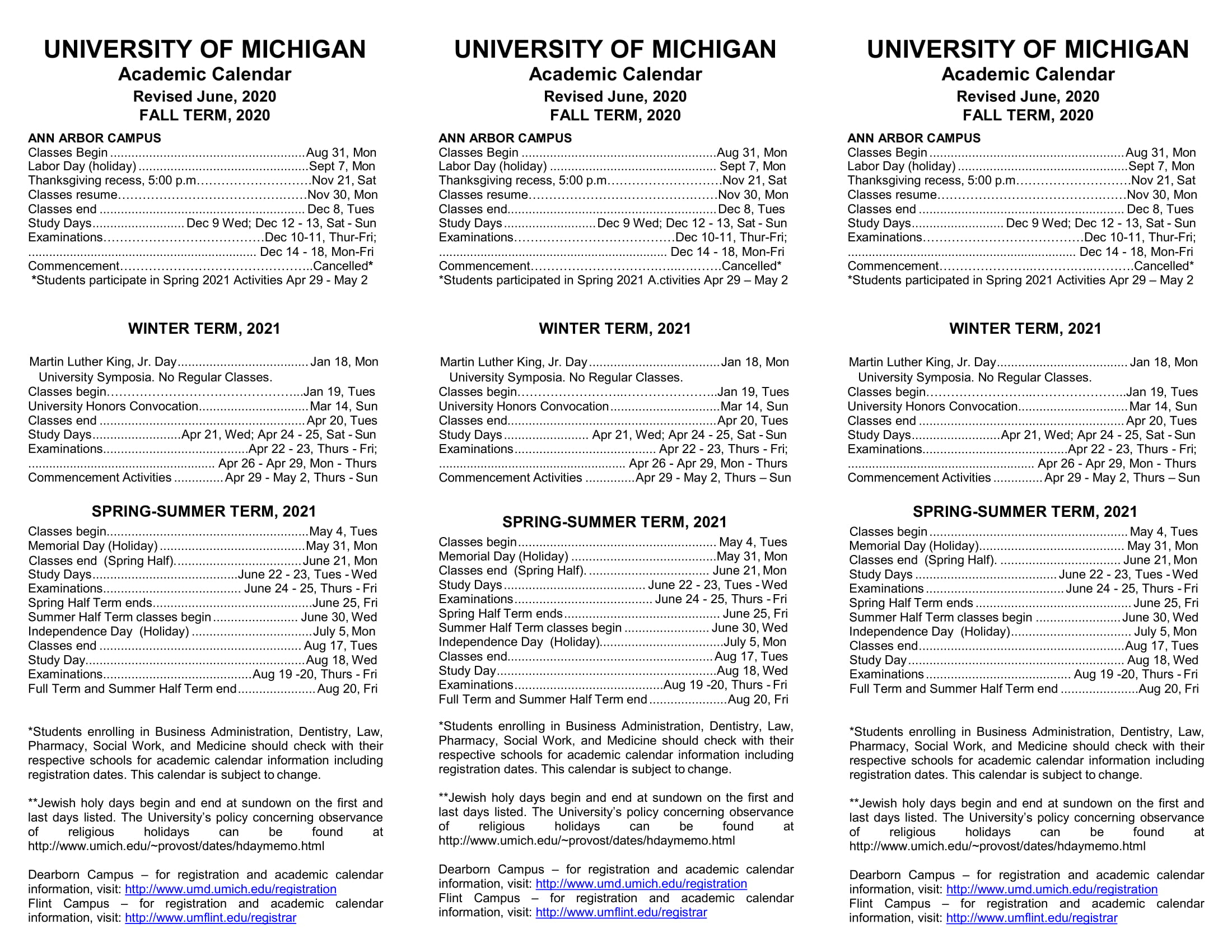 University Of Michigan Academic Calendar 20212024 2024 Calendar