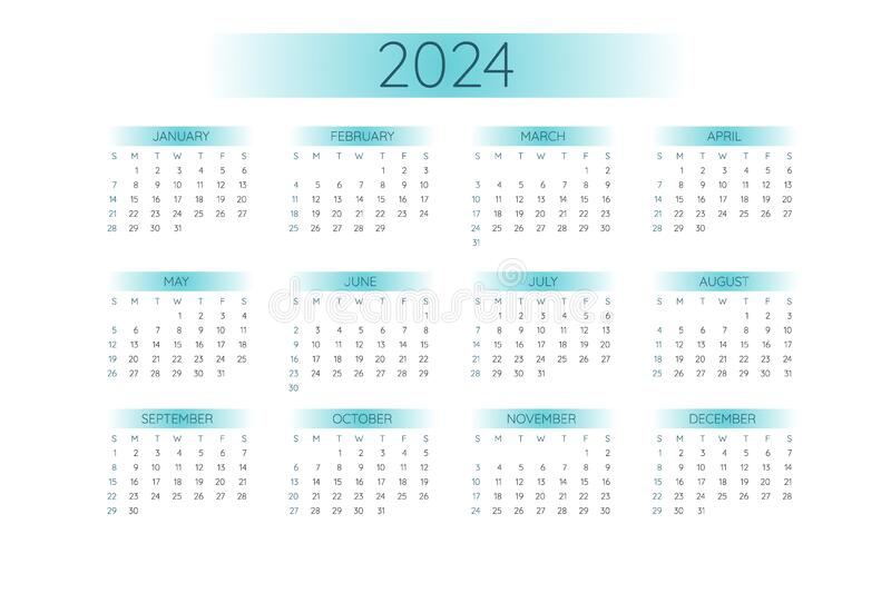 2024 Pocket Calendar 2024 Calendar Printable