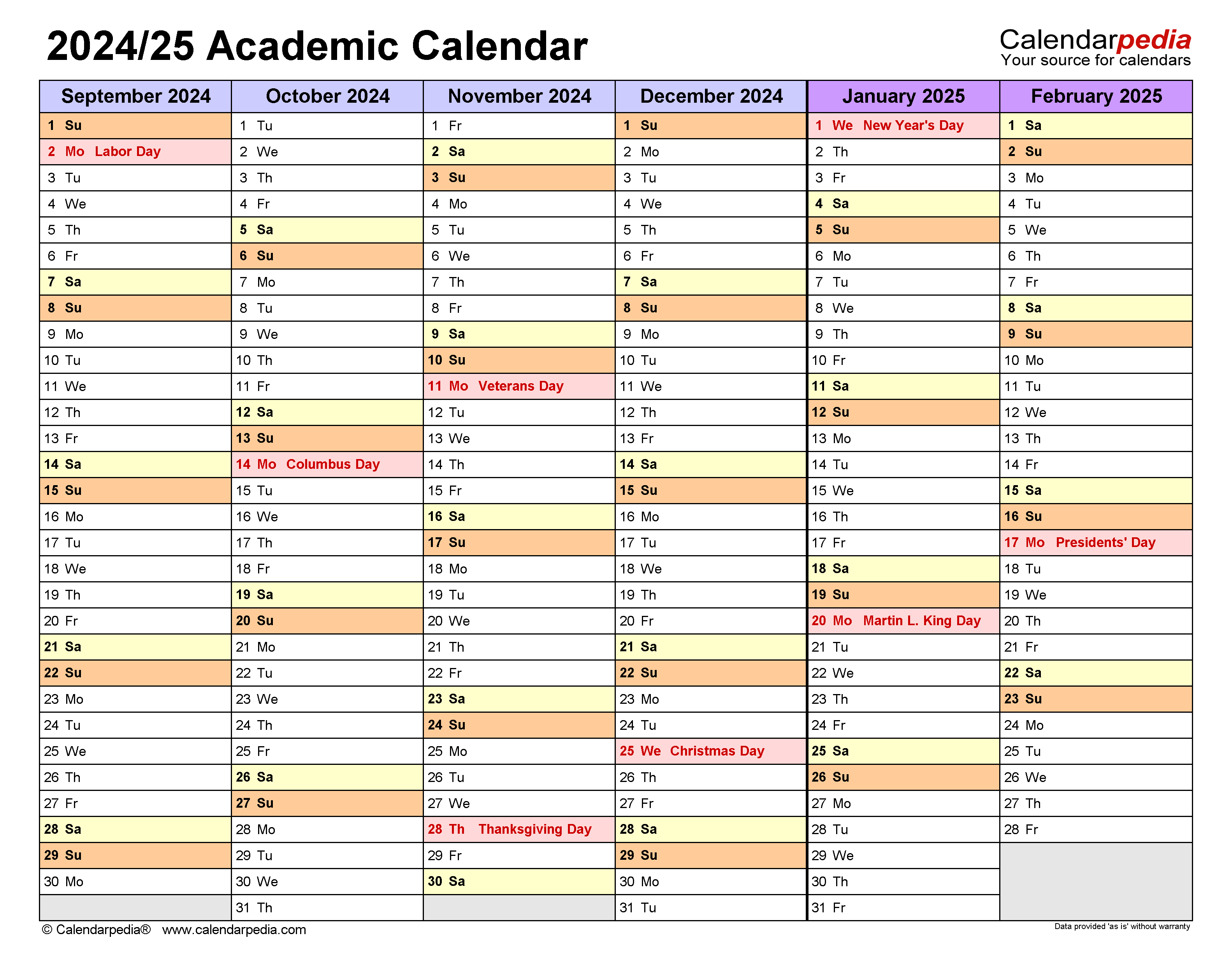 Usc Academic Calendar 202425 2024 Calendar Printable