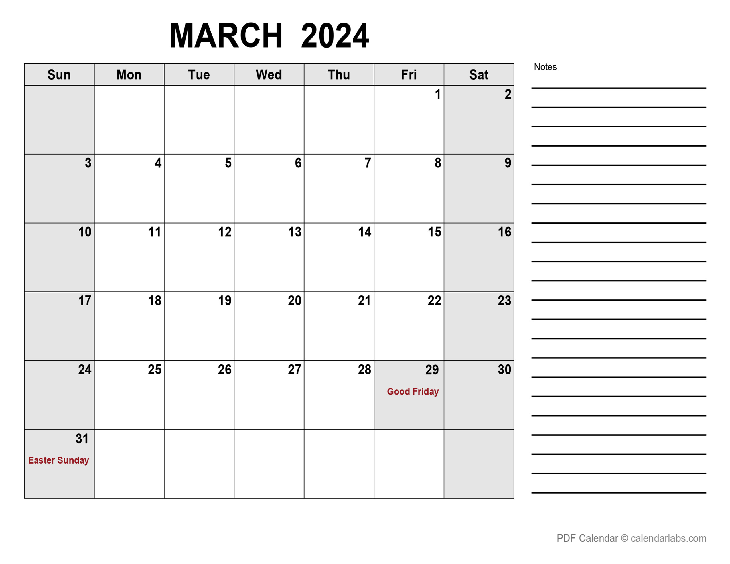 March 2024 Calendar Editable 2024 Calendar Printable