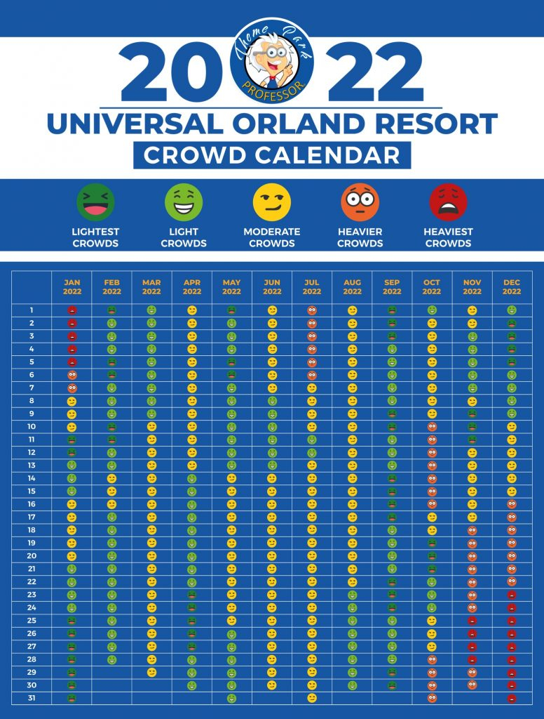 Universal Studios Orlando Crowd Calendar 2024 2024 Calendar Printable