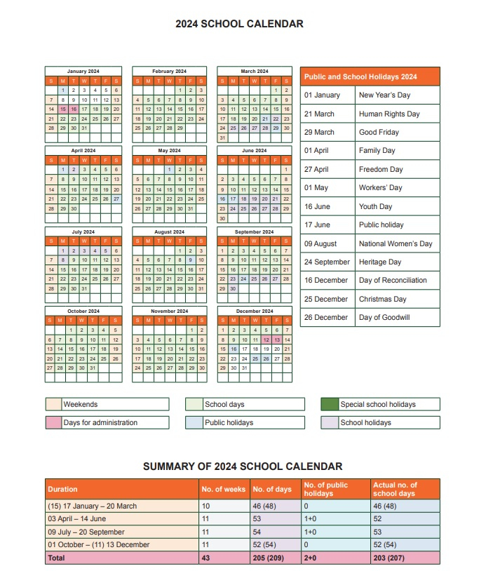 Schools Calendar 2024 2024 Calendar Printable