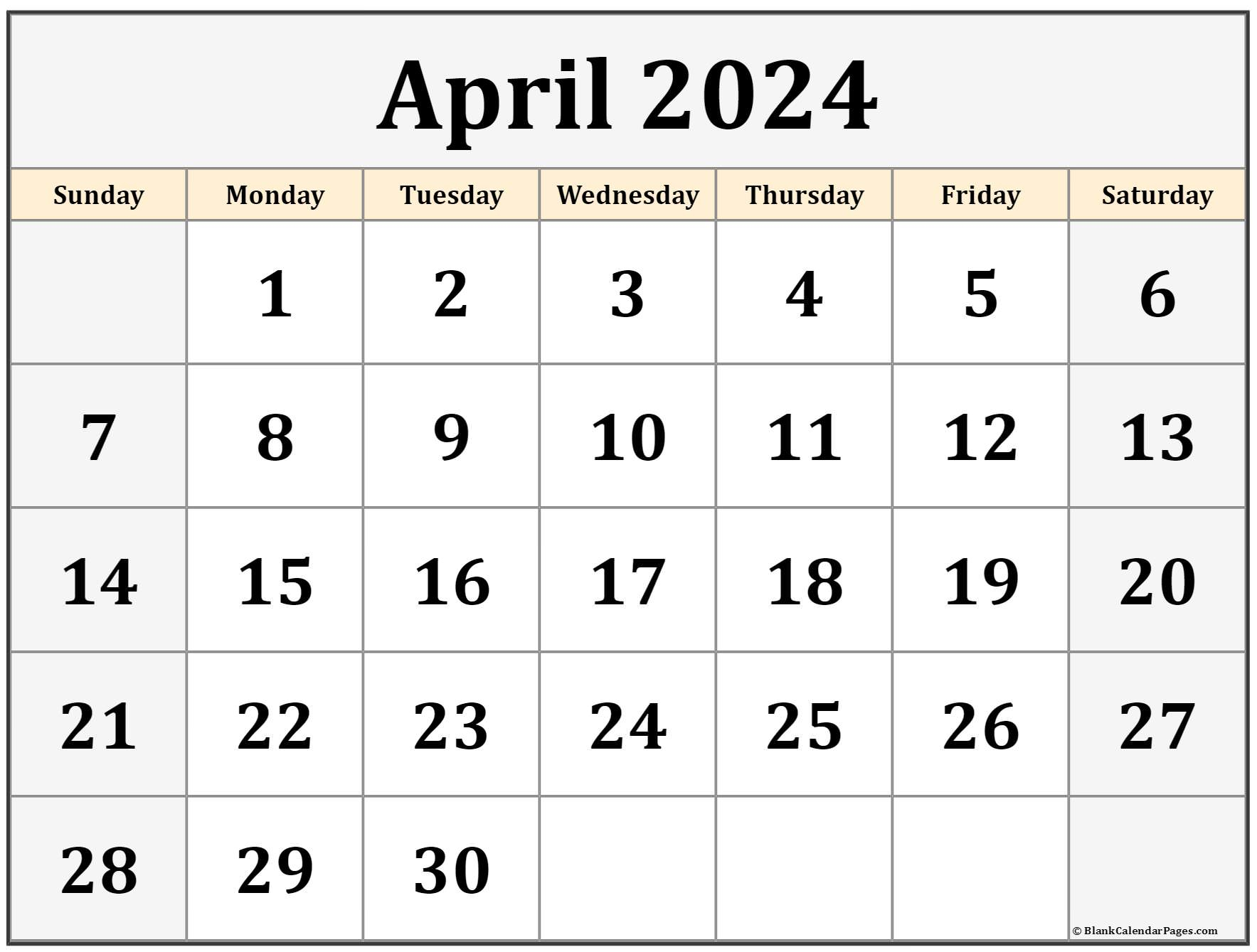 Editable Calendar April 2024 2024 Calendar Printable