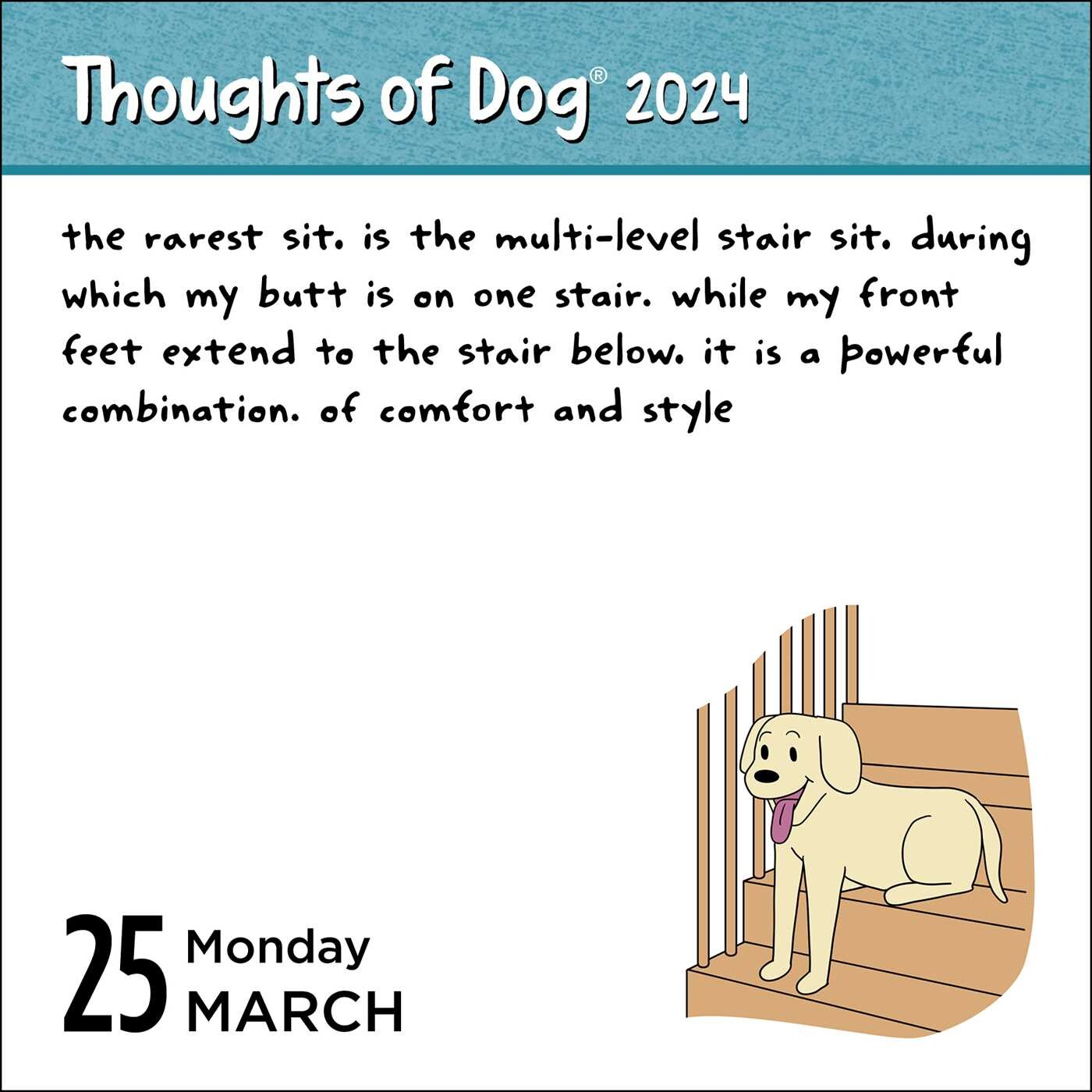Thoughts Of Dog Calendar 2024 2024 Calendar Printable